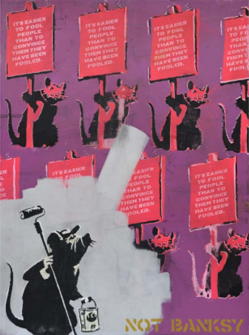 【超美品】NOT BANKSY バンクシー NOT BANKSY GREATEST HITS 10/19(木)〜10/25(水) – GINZA SIX