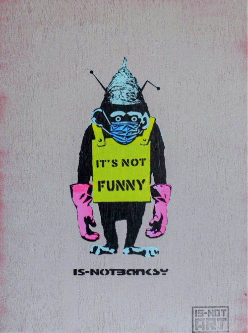 版画 NOT BANKSY /  Riot Not Not Banksy to Not Not Banksy – L-13 Light Industrial Workshop